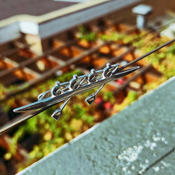 Rowing Four Tie Tack