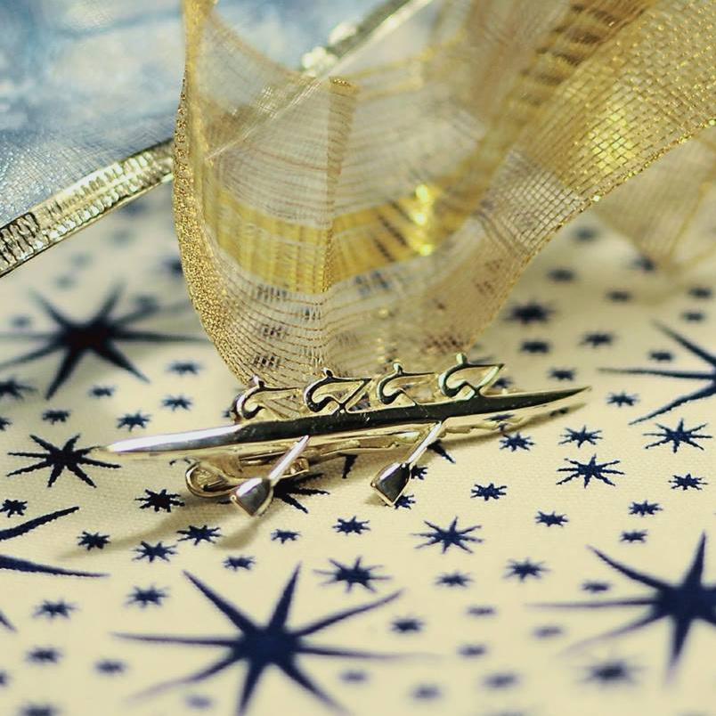 Rowing Four Tie Tack