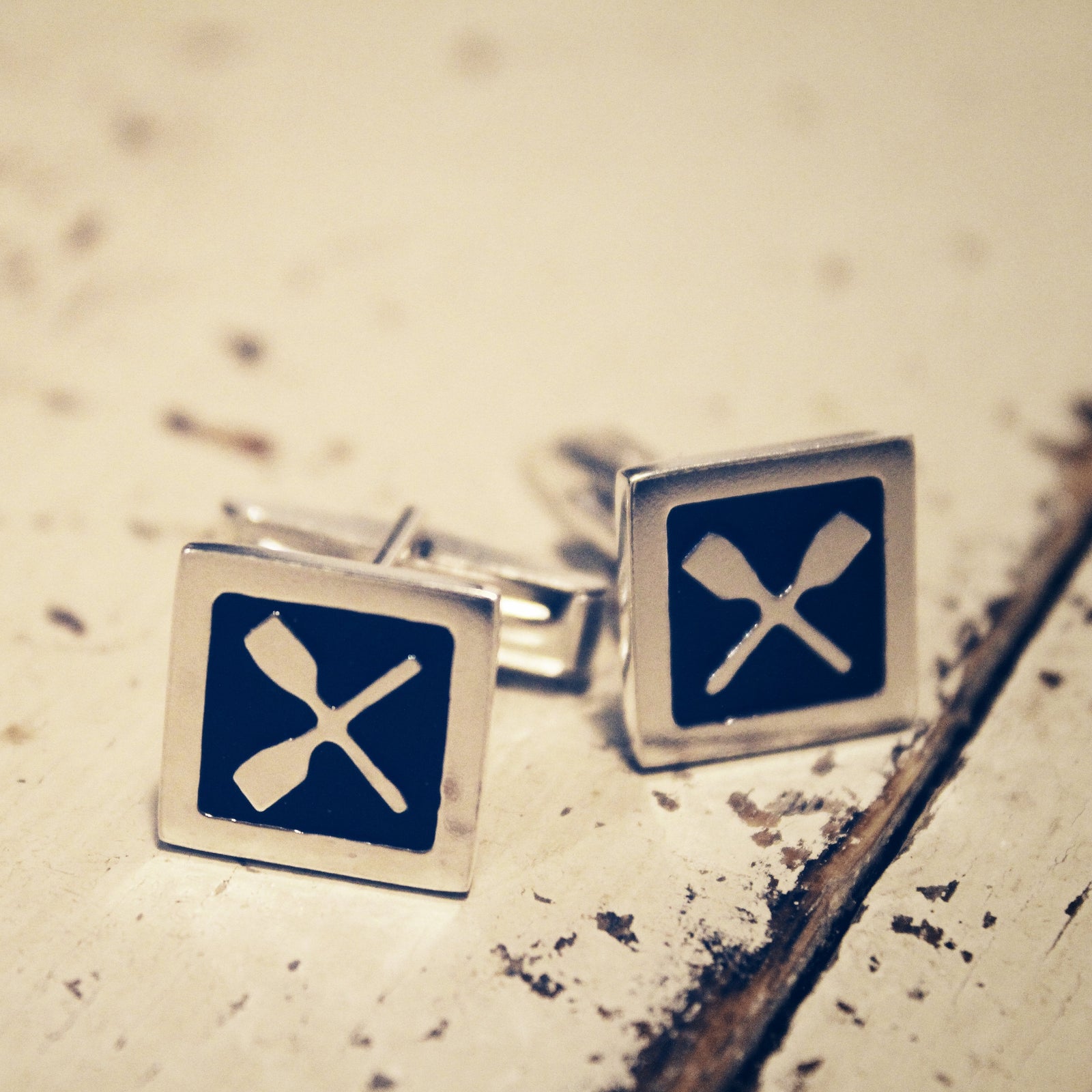 Rowing Quadrato Cufflinks