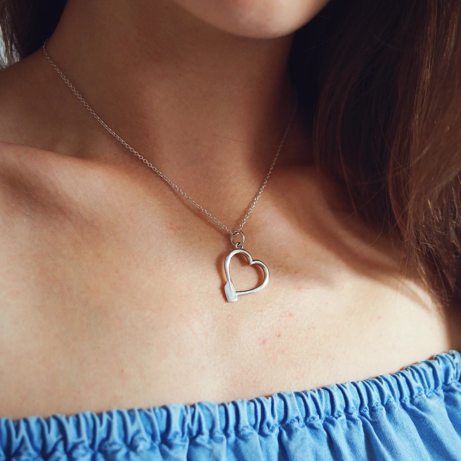 Rowing Heart Pendant