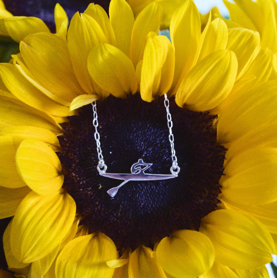 Rowing Single Scull Necklace