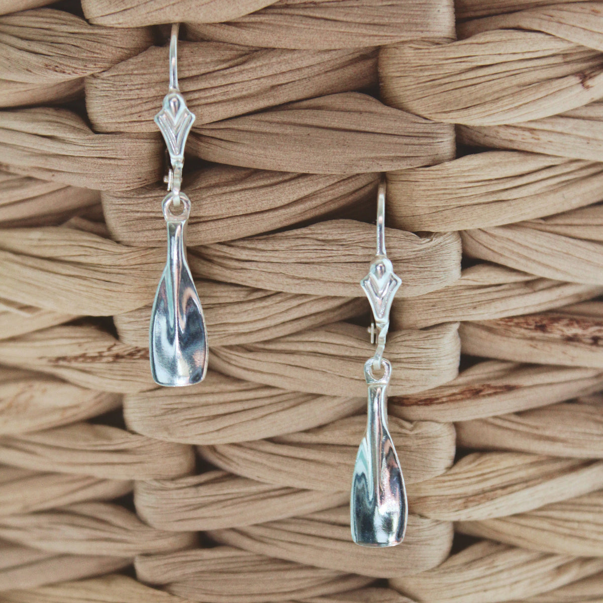 Rowing Small Blade Hanging Earrings