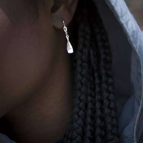 Rowing Small Blade Hanging Earrings
