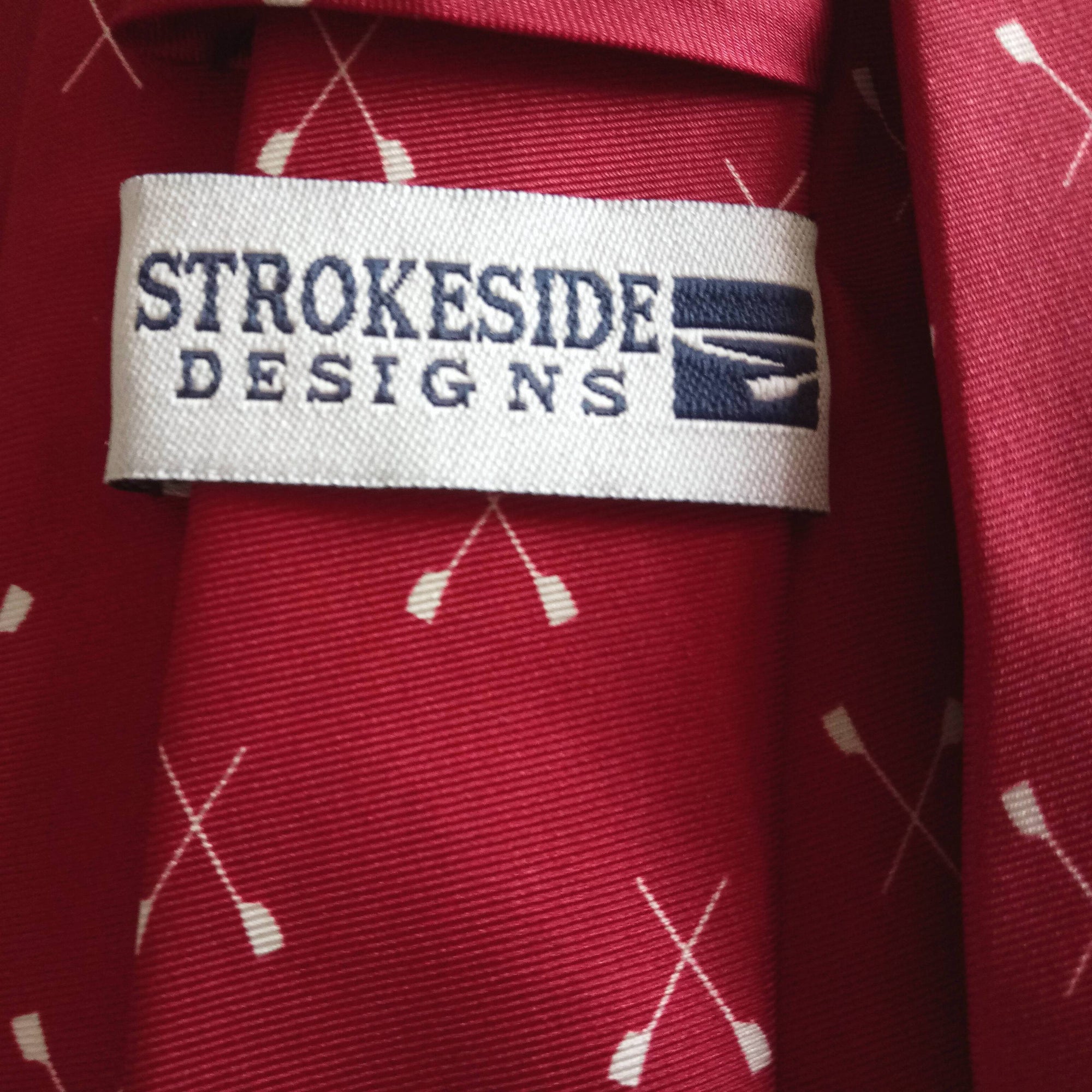 Rowing Silk Tie - Crossed Oars