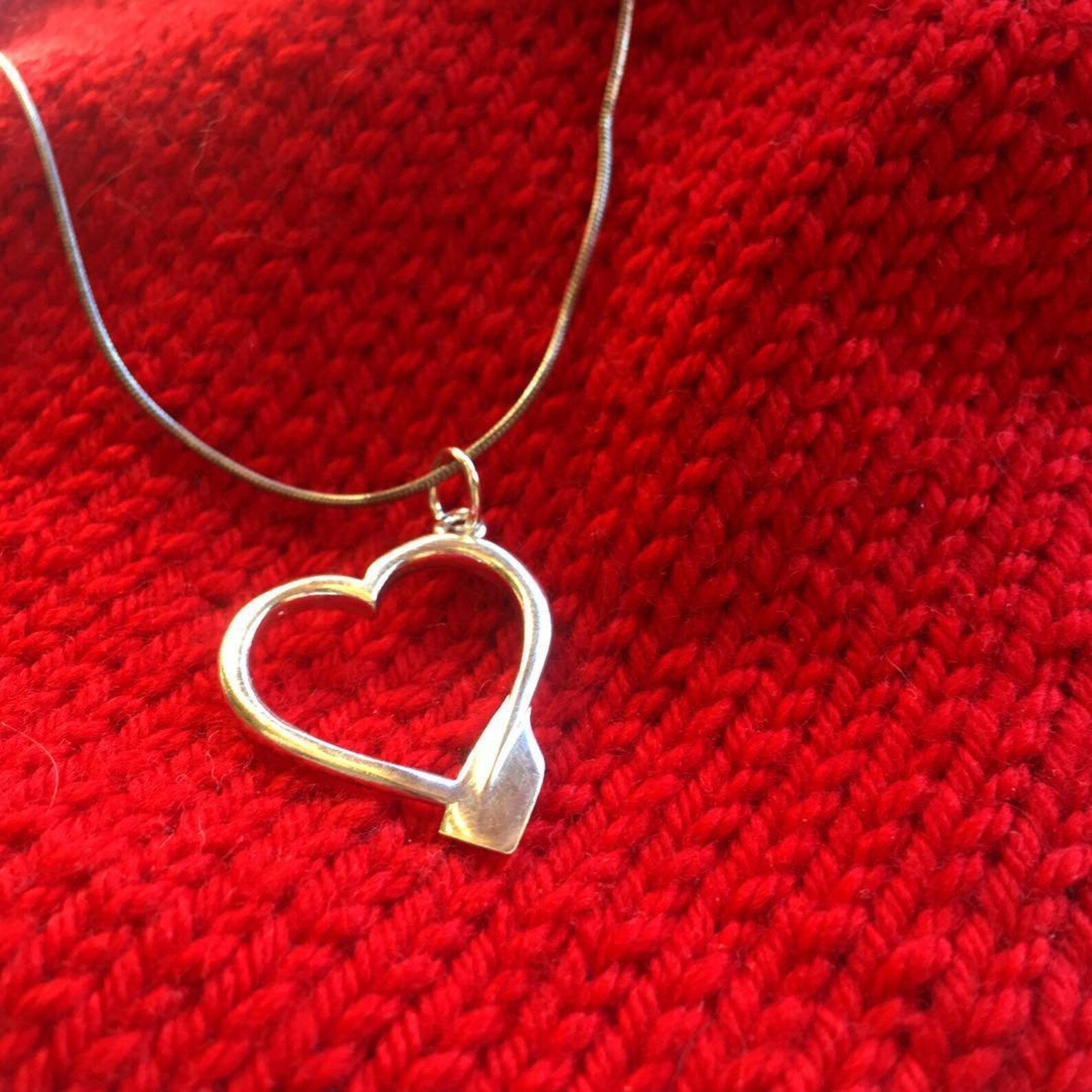 Rowing Heart Pendant