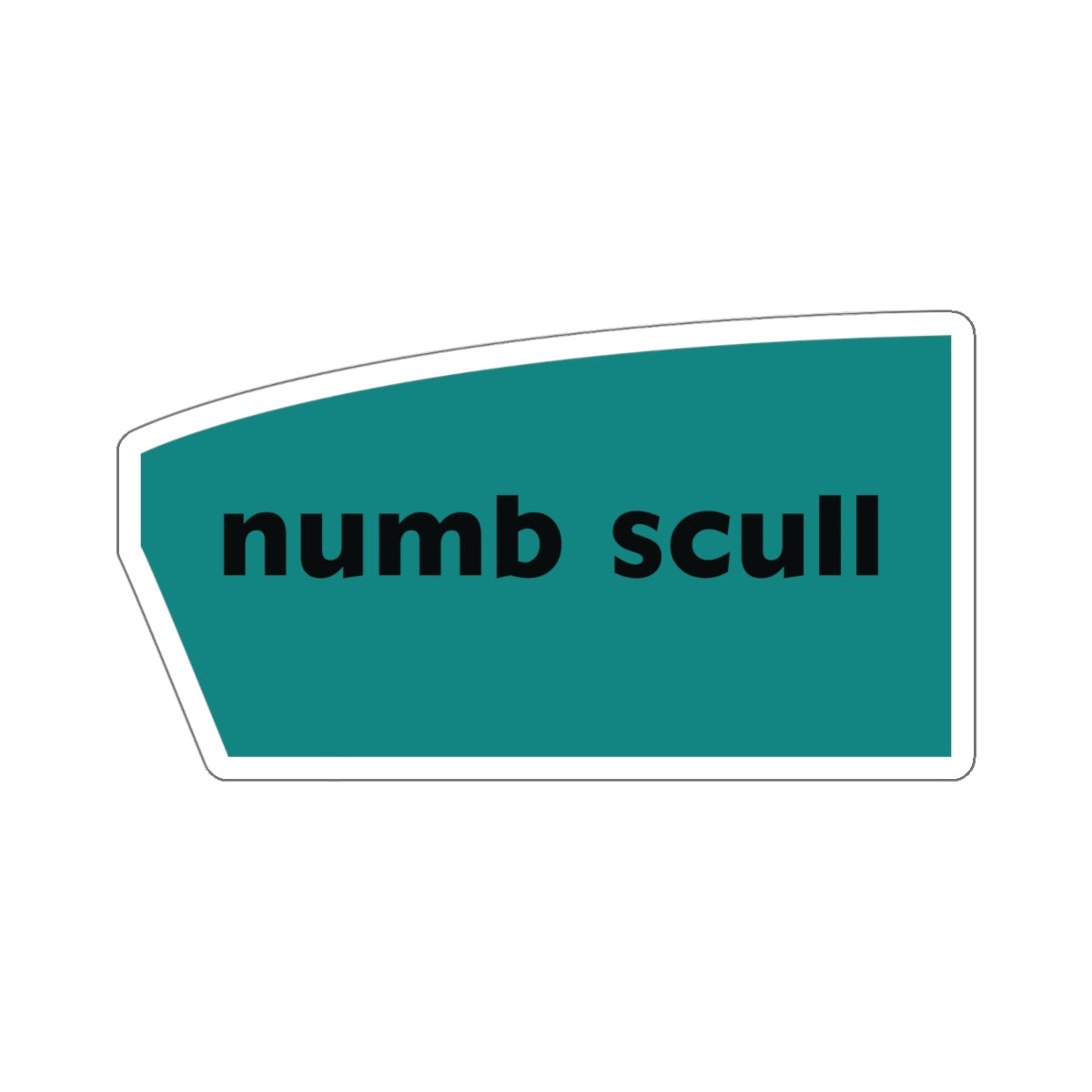 Numb Scull Rowing Club Sticker
