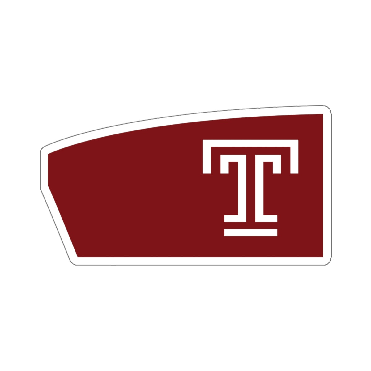 Temple University-Men Sticker