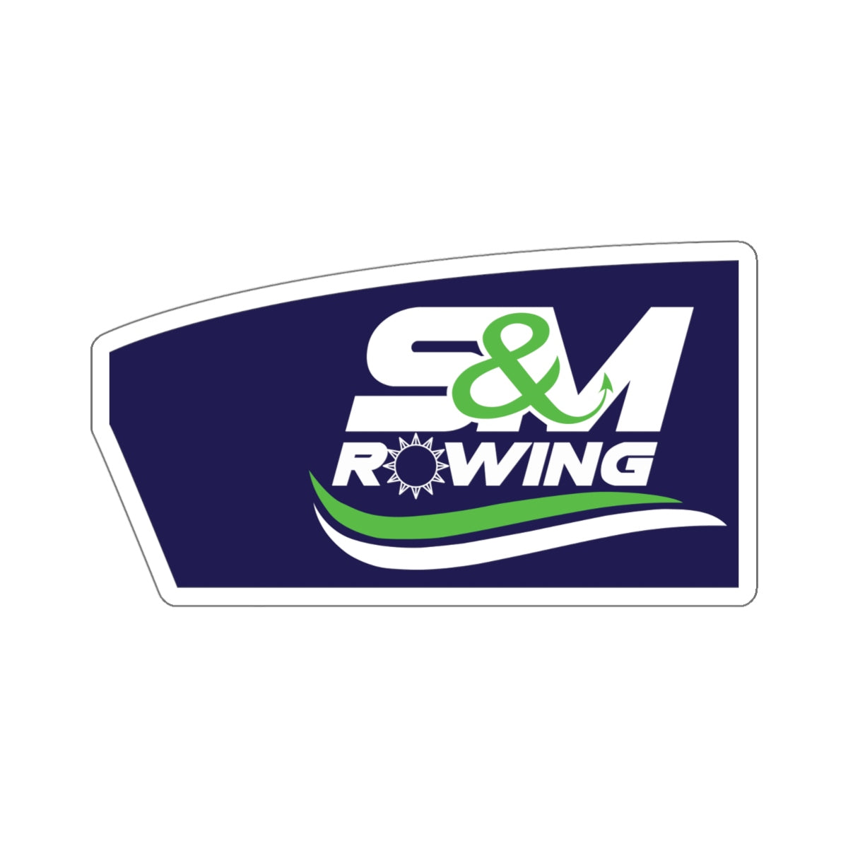 S _ M Rowing Sticker