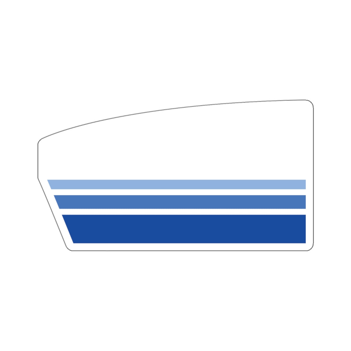 Flatwater Rowing Sticker