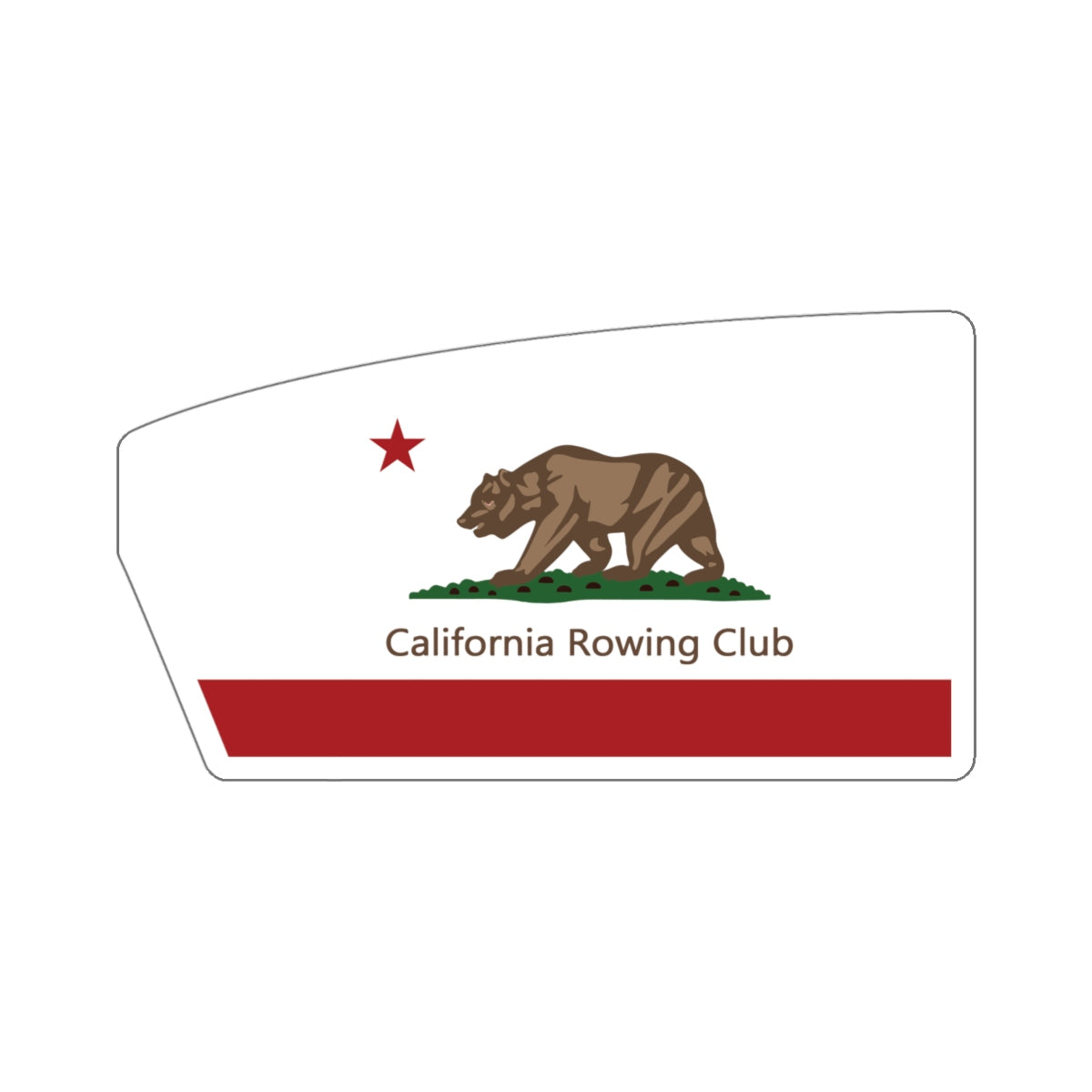 California Rowing Club Sticker - Strokeside Designs