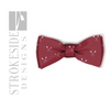 Rowing Bowtie - Strokeside Designs Rowing jewelry- Rowing Gifts Ideas- Rowing Coach Gifts