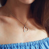 Rowing Heart Pendant - Strokeside Designs Rowing jewelry- Rowing Gifts Ideas- Rowing Coach Gifts