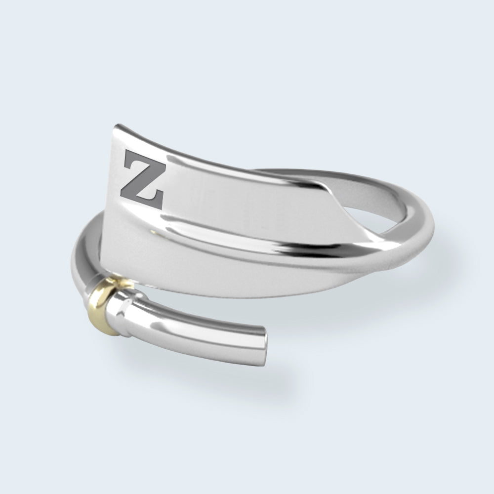 ZLAC Oar Ring - Strokeside Designs Rowing jewelry- Rowing Gifts Ideas- Rowing Coach Gifts