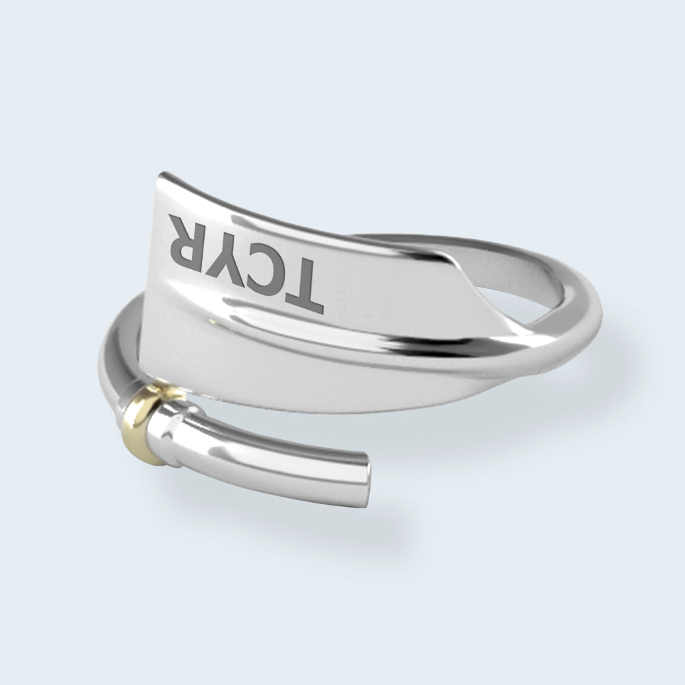 TCYR Oar Ring - Strokeside Designs Rowing jewelry- Rowing Gifts Ideas- Rowing Coach Gifts