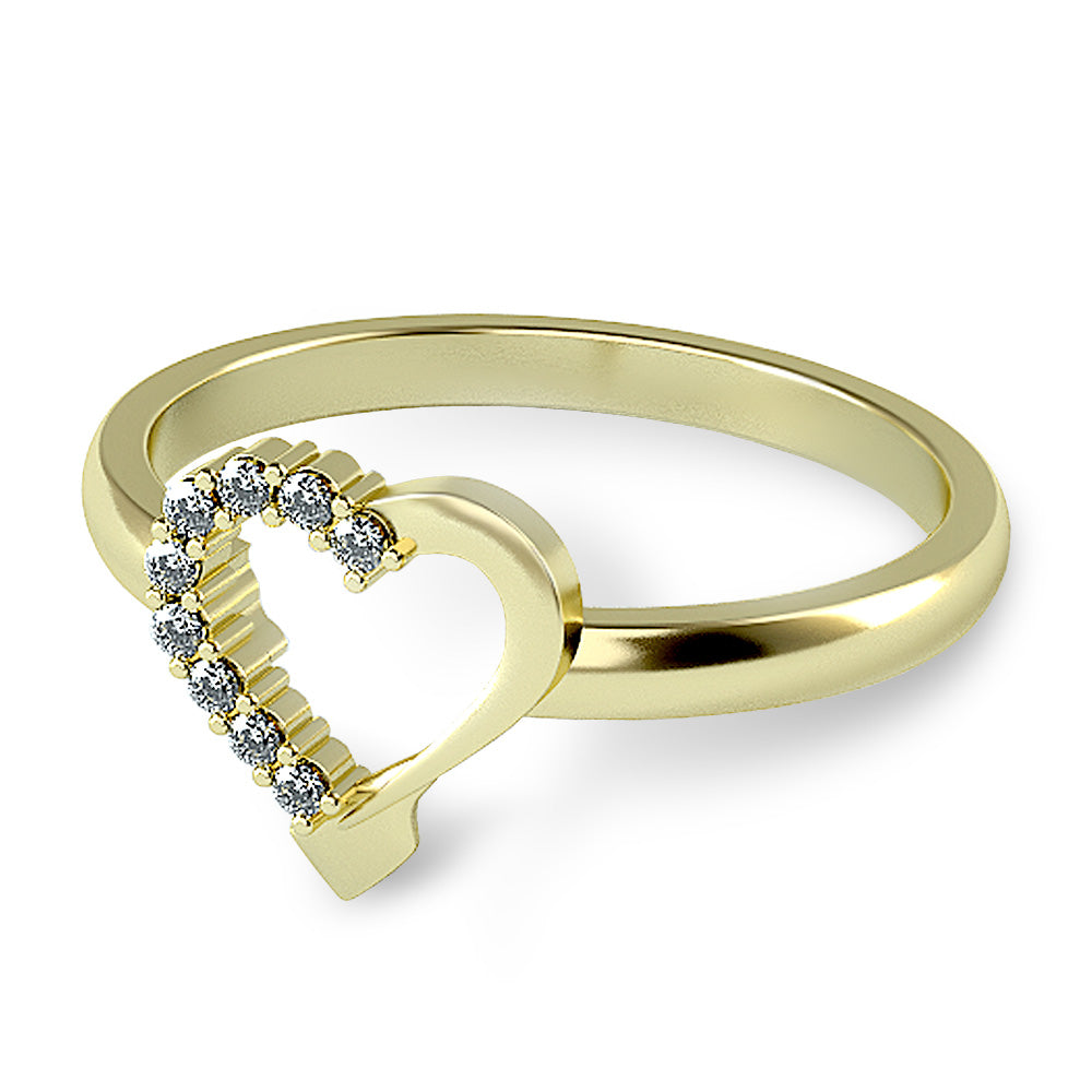 Heart Shaped Gold Rings Design @everydayfashion - YouTube