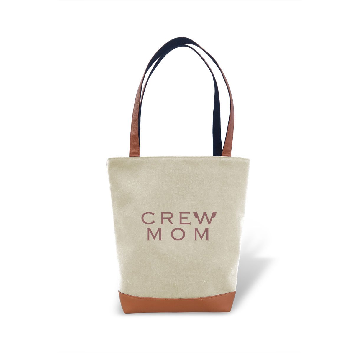 Tote Bag - Rowing Crew Mom - Strokeside Designs Rowing jewelry- Rowing Gifts Ideas- Rowing Coach Gifts