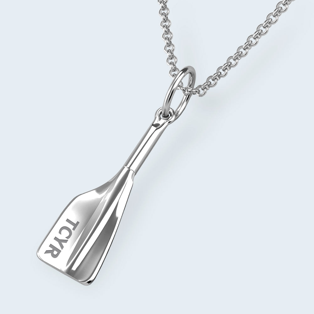 TCYR Oar Blade Pendant - Strokeside Designs Rowing jewelry- Rowing Gifts Ideas- Rowing Coach Gifts