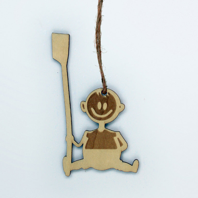 Laser Cut Wooden Baby Ornament