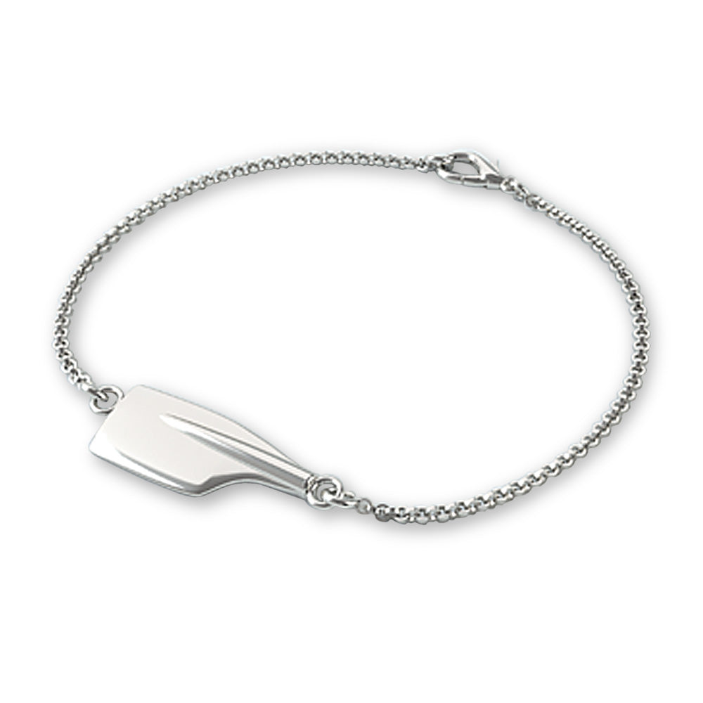 Rowing Chain Bracelet - Strokeside Designs Rowing jewelry- Rowing Gifts Ideas- Rowing Coach Gifts