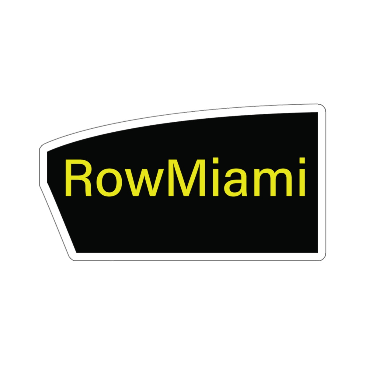 Row Miami Sticker